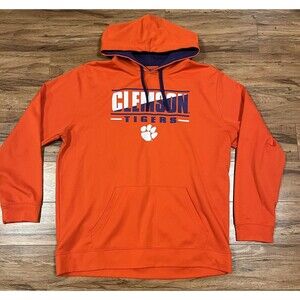 STADIUM Athletics Hoodie Sweatshirt Mens XXL 2XL CLEMSON TIGERS Orange